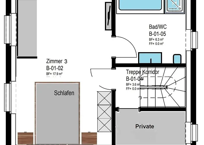 木屋 3-schlafzimmer Eichhorn****, Fee 1800m *